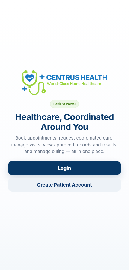 Centrus Health Patient App